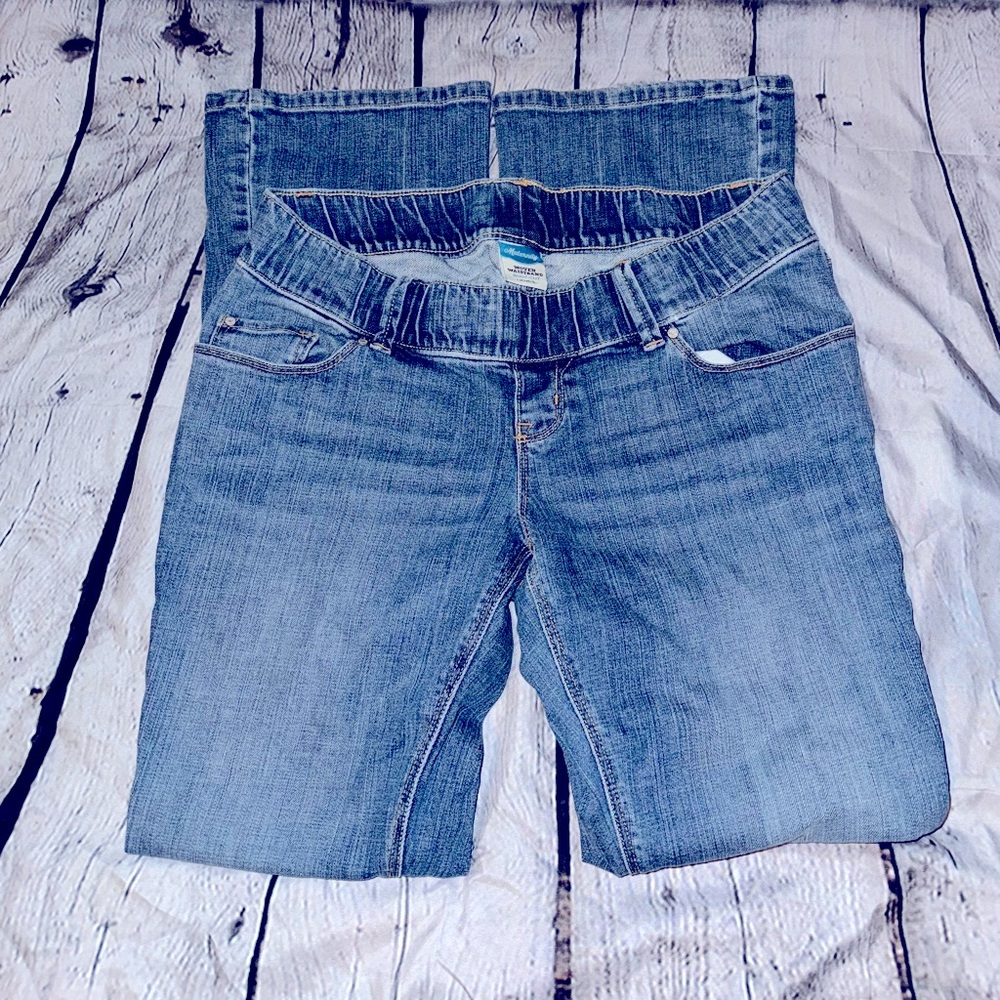 Old Navy Below Belly Elastic Waist Maternity Jeans
